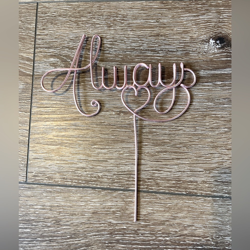 Wedding cake topper